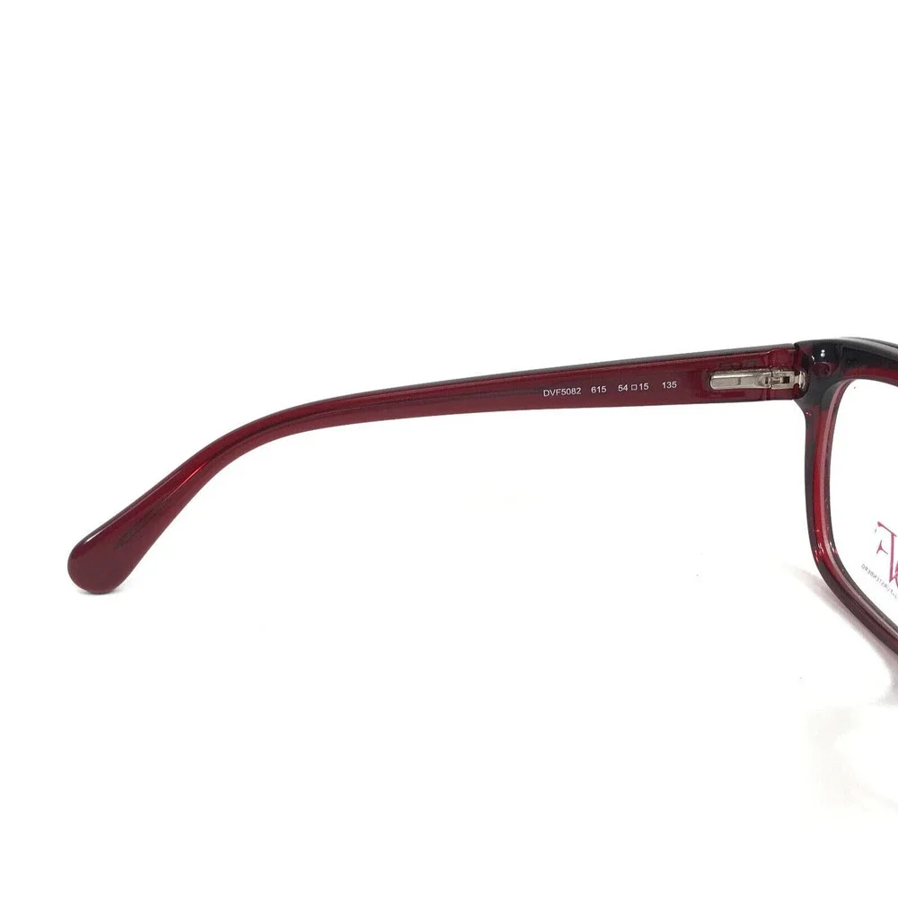 Diane Von Furstenberg Eyeglasses Frames DVF5082 615 Burgundy Cat Eye 54-15-135